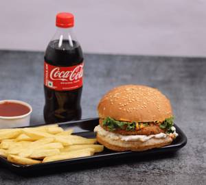 Veg Snakker Burger Meal