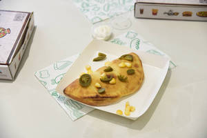 Corn, Jelapenos & Cheese Garlic Bread