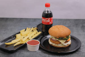 Cheesy Burger Meal