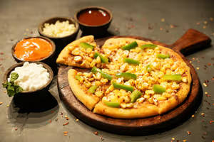 Corn and Capsicum Pizza [8 inches]