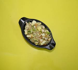 Mix noodles egg chicken