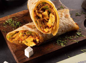 Calcutta Kata Kat Paneer Kathi Roll