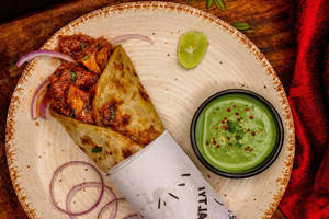 Masala Chaap Kathi Roll