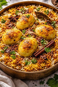 Egg Biryani (2pc)
