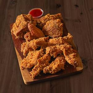 8 Pc Peri Peri Strips, 4 Pc Hot & Crispy & A Pepsi 250Ml