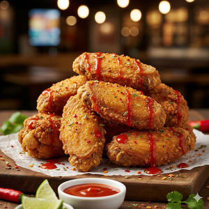 Peri Peri Crispy Fried Chicken Wings