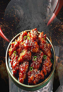 Spicy Korean Fried Chicken