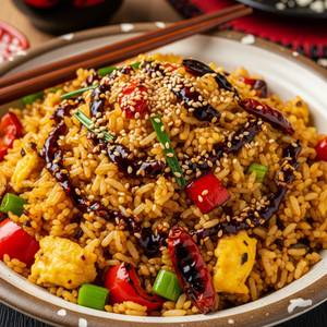 Egg Schezwan Fried Rice
