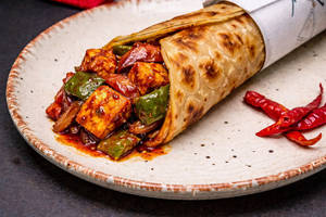 Chilly Paneer Kathi Roll