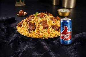 Dum Gosht Biryani with Thums Up