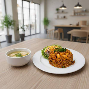 Chicken Fried Rice With Potato Soup