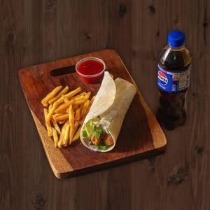 Veg Roll, Medium Fries And Pepsi 250Ml
