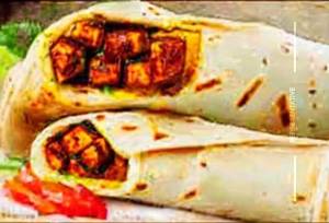 Egg Butter Paneer Roll