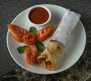 Afghani Malai Chaap Roll