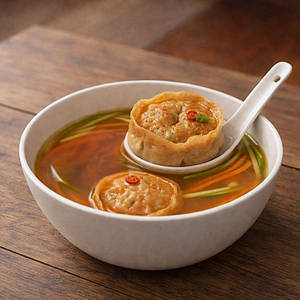 Kimchi Mandu Soup