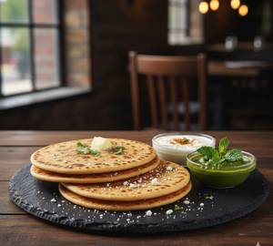 Paneer  Paratha W/Curd Raita