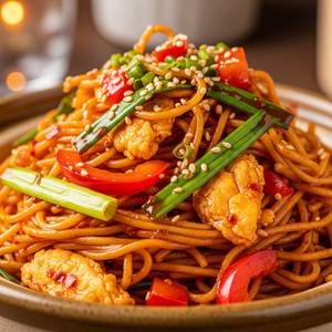 Egg Schezwan Noodles