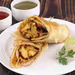Egg Butter Chicken Roll