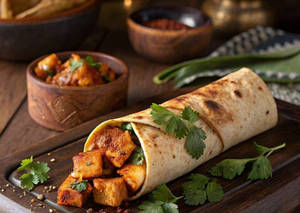 Kesari Paneer Roll