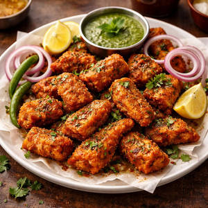 Fish Amritsari (fried 6pcs).
