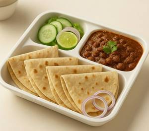Chole with Phulka Combo