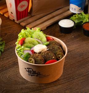 Egyptian Falafel Veg Salad