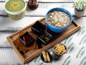 Vegetable Manchow Soup.