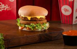 All American Veg Cheese Burger