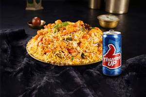 Subz-E-Biryani with Thums Up