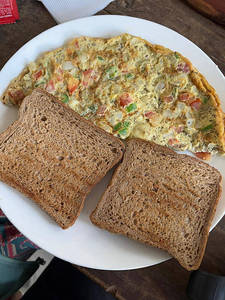 Omelette With Bread