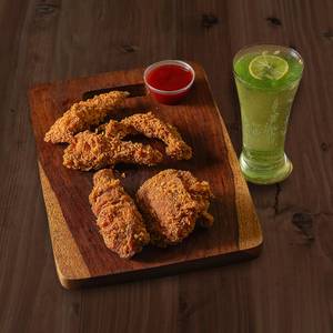 2 Pc Hot & Crispy + 3 Peri Peri Boneless Strips + 1 Mojito