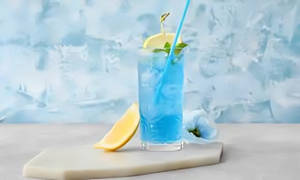 Sky Blue Lagoon Mocktail