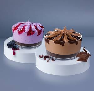 Pack of 2: Choco & Blueberry Mousse