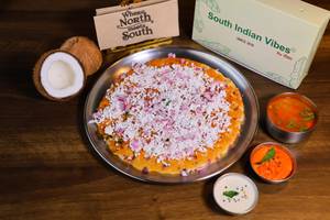 Onion Coconut Uttapam