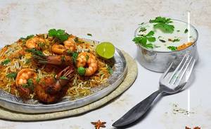 Prawns Dum Biryani