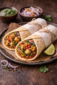 Peppery Paneer Roll