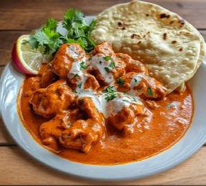 Butter Chicken 4 Roti Thali