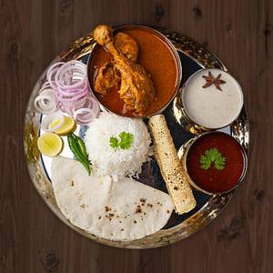 Mutton Deluxe Thali