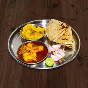 Chicken Kassa Thali