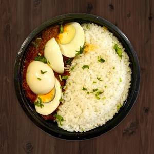 Egg Kadhai Thali