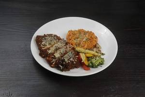Chicken Parmesan With Spaghetti