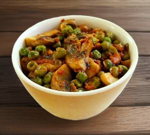 Mushroom Matar Masala