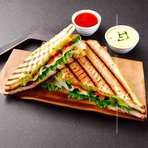 Grill Veg Club Sandwich