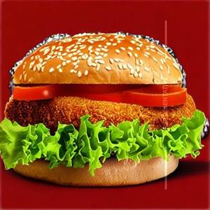 Chicken Zinger Cheese Burger