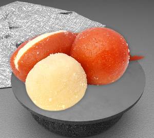 Gulab Jamun [1 Piece] With Rasgulla [1 Piece]