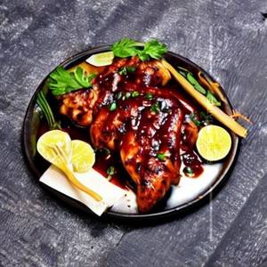 Grilled Chicken Red Wine Sauce