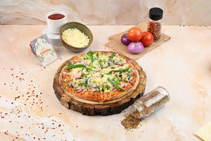 8" Cheese Capsicum Onion Pizza