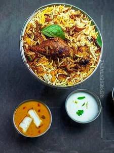 Gongura Chicken Biryani