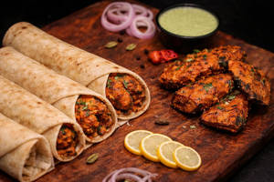 Chatpata Chaap Roomali Roll