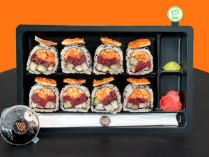Jain Cheese Chilly Toast Sushi